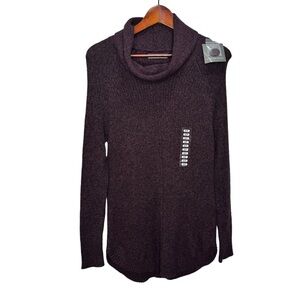 Denver Hayes Purple Knit Turtleneck Sweater Size Small NWT